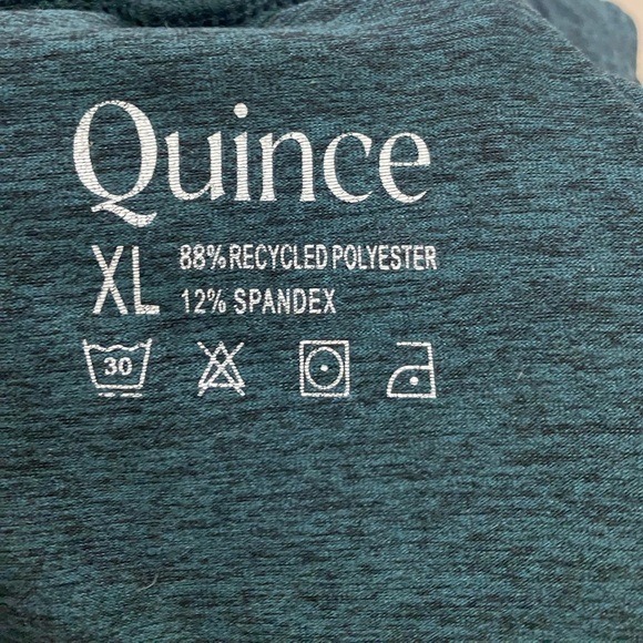 Quince flowknit mid rise Teal Jogger Pants size xl - Picture 6 of 7